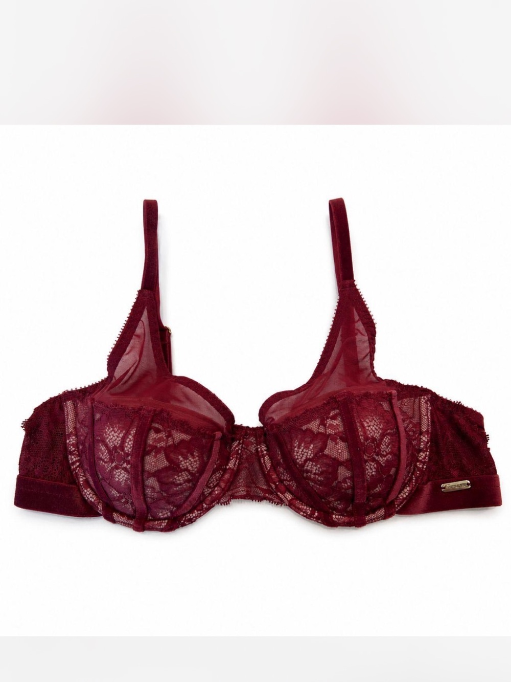Adore Me Bra, Size 34A Lace Mesh Underwire Bra Lingerie New